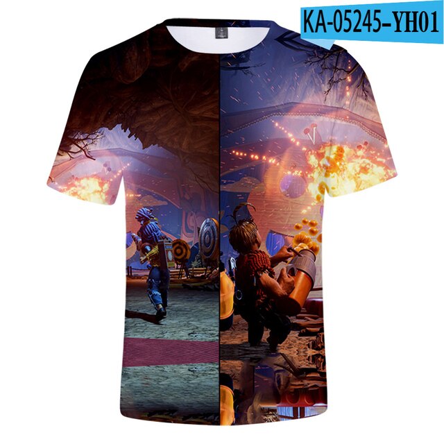 Game It Takes Two 3D print t-shirt Men/Women summer Casual Short Sleeve t shirt fashion harajuku t shirts tee brand Clothes