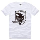 Metal Gear Solid MGS Fox Hound Video Game Mens Men T Shirt Tshirt Fashion 2015 Short Sleeve Cotton T-shirt Tee Camisetas Hombre